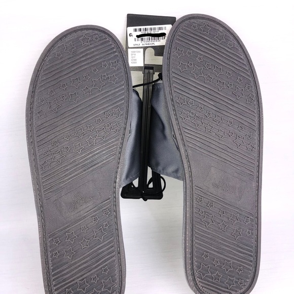 INC - Women’s Slippers Satin Gray - Picture 2 of 6